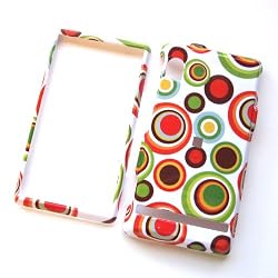 Motorola Droid A855 Verizon Snap On Protector Hard Case Image Cover Colorful Circles