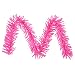 9' x 10" Sparkling Hot Pink Tinsel Artificial Christmas Garland - Unlit