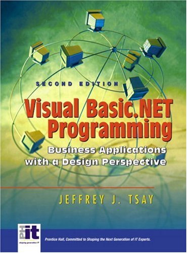 Textbook Cover for Visual Basic.NET Programming
