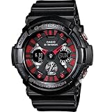 Casio G-Shock GA200SH-1A Glossy Black Mens Watch