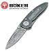 Boker Damascus Folding Knife Zirconia Mosaic