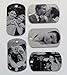 LazrArt Personalized Custom Engraved Double Photo Tag Pendant