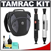 Tamrac 5768 Velocity 8x Sling Pack Camera Bag (Black) + Accessory Kit for Canon Rebel XSi, XS, T1i, XTi, 40D, 50D, Nikon D40, D60, D5000, D90, D300, D700, Olympus Evolt E-30, E-450, E-520, E-620, and Sony Alpha A200, A300, A350, A700 Digital SLR Cameras
