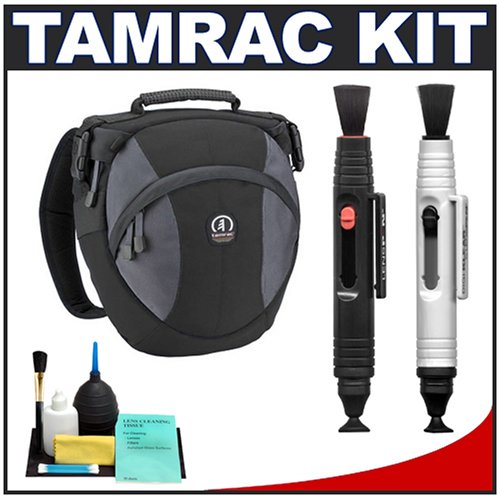 Tamrac 5768 Velocity 8x Sling Pack Camera Bag (Black) + Accessory Kit for Canon Rebel XSi, XS, T1i, XTi, 40D, 50D, Nikon D40, D60, D5000, D90, D300, D700, Olympus Evolt E-30, E-450, E-520, E-620, and Sony Alpha A200, A300, A350, A700 Digital SLR Cameras