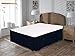 Utopia Bedding Cotton Sateen Bed-Skirt (Full, Navy) - 100% Finest Quality Long Staple Fiber - Durable, Comfortable and Abrasion Resistant, Quadruple Pleated, Cotton Blended Platform