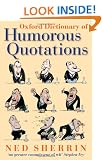 Oxford Dictionary of Humorous Quotations