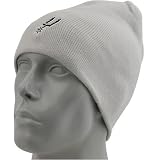 adidas San Antonio Spurs Gray Basic Logo Knit Scully Knit Beanie