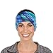 TrailHeads Print Headband | Ponytail Headband for Women | Ear Warmer for Running and Hiking - deep Dive Blue