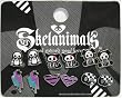 Skelanimals - Kit, Pen, Elle Lightning Bolts Earrings