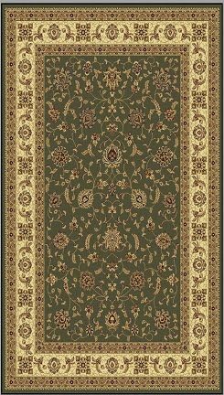 2'x3' Green Traditional Area Rug High Quality