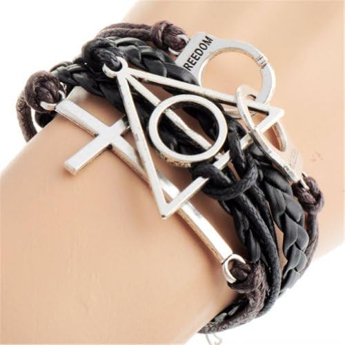 AONIMEI Fashion Lady Strands Suede Rope Bracelet Gift