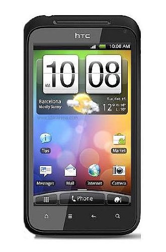 HTC S710EBLK Incredible S Unlocked Android GSM Smartphone with Touch Screen, 8 MP Camera, HD Video, GPS and Wi-Fi - Unlocked Phone - No Warranty - Black
