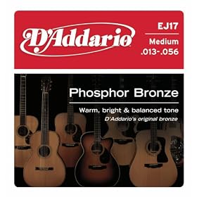 D'Addario EJ17 Phosphor Bronze Medium  (.013-.056) Acoustic Guitar Strings