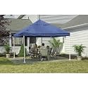 ShelterLogic 12 x 12- Feet Canopy 2- Inch 4-Leg Frame, Blue Cover