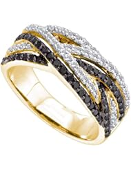 0.88CTW BLACK DIAMOND FASHION BAND