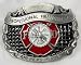 Professional Firefighters~America's Heroes Enamel Pewter Buckle, (Occupation Buckle)