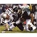 Tedy Bruschi New England Patriots - Sacking McNabb - Autographed 8x10 Photograph