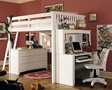 Lea Industries The Getaway 343-984R Full High Loft Bed