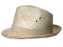 Tedd Haze Trilby Oldschool Stroh Hut - Der Pate - Model A