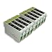 MoreInks T0711 x 8 Black Multipack Compatible Ink Cartridges for Epson Stylus D120 D78 D92 DX400 DX4000 DX4050 DX4400 DX4450 DX5000 DX5050 DX6000 DX6050 DX7000 DX7400 DX7450 DX8400 DX8450 DX9400F S20 SX100 SX105 SX200 SX205 SX400 SX405 SX600FW BX300f S21 SX110 SX115 SX410 SX415 SX515W SX210 SX215 - T0711/TO711