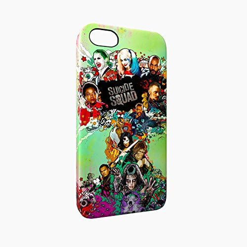Suicide Squad Poster Harley Quinn Joker DC Comics Glossy Hard Snap-On Protective iPhone SE / 5S / 5 Case Cover