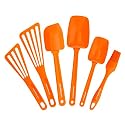 Rachael Ray Nylon Tools 6-Piece Utensil Set, Orange