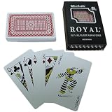 Two Decks- Royal 100% Plastic Playing Cards w/ Cross Pattern - Playing Cards > 100% Plastic > Other