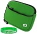 Neoprene Sleeve (Forrest Green) Case for Western Digital My Passport Studio 320 GB Portable Hard Drive for MAC WDBAAE3200ASL-NESN Cool Silver