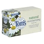 Tom's of Maine Natural Moisturizing Body Bar, Unscented, 4-Ounce Bars (Pack of 6)