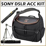 Sony LCS AMSC30 Soft Digital SLR Carrying Case + 59 inch Tripod & Lenspen Sony LCS AMSC30 Soft Digital SLR Carrying Case + 59 inch Tripod & Lenspen sony alpha a330