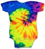 51bXoTeOpFL. SL160  Bright Spiral Tie Dye Onesies For Infants #10