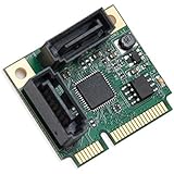 IO Crest Mini PCIe 2 Port SATA III RAID Controller Components SI-MPE40095