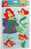 The Little Mermaid Static Cling Window Decorations - Ariel