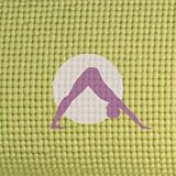Yoga Mat by Aurorae, Ultra Thick, Extra Long with Focal Point Icon and Illuminating colors that define your Inner Self, SGS approved Free from Phthalates, Seamist (green)