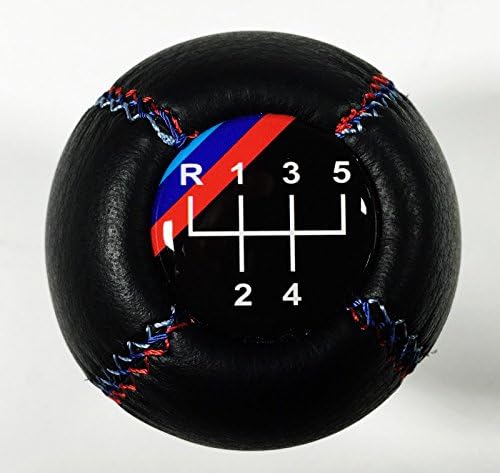 BMW GEAR SHIFT KNOB M POWER E30 E34 E36 E39 E46 - 5 speed. Natural leather !!!