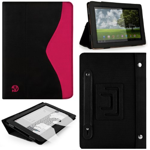 Magenta Soho Folio Event with Folding Stand Design for Dell XPS 10 Windows RT 10.1-inch Tablet (32GB 64GB)