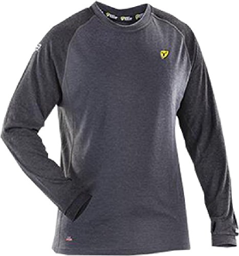 SCENT SHIELD Super Skin Poly Wool Baselayer Shirt, Mens, Black, L