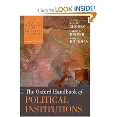 The Oxford Handbook of Political Institutions (Oxford Handbooks of Political Science)