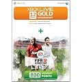 Xbox 360 - Live Gold 12 Monate + 800 Punkte - im Design von FIFA 12