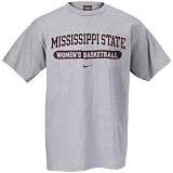 Nike Mississippi State Bulldogs Ash Women's Basketball T-shirt