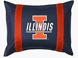 Illinois Fighting Illini Pillow Sham from The Sidelines Collection by Kentex