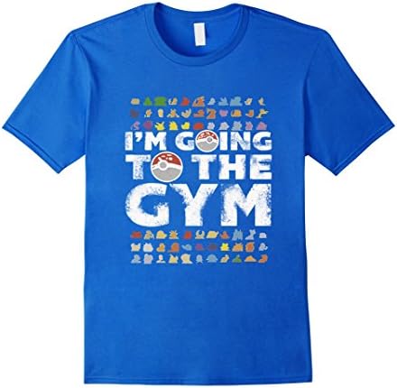 Men's I'm going to the GYM Poke go T Shirt 2XL Royal Blue