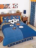 Balls Soccer Comforter Bedding Set Twin