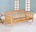 All Wood Futon in Mission Style Oak Finish Sofa Bed (Frame Only)
