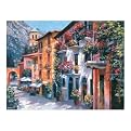 Mountain Village Scenic Wall Mural - 72x108"