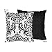 Sweet Jojo Designs Black and White Isabella Decorative Accent Throw Pillow