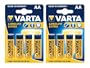 Varta 4106101414 - Batterie-SET 2x 4er-Packung LR6 Mignon AA Longlife