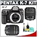 Pentax K-7 Digital SLR Camera + 18-55mm + 50-200mm WR SMC DA Zoom Lens + Accessory Kit