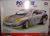 PORSCHE 911 996 SILVER RACING COUPE ASSEMBLY KIT KIT 1/18 BBURAGO BURAGO MODEL CAR SPECIAL OFFER