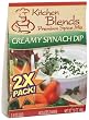 Kitchen Blends Creamy Spinach Dip Mix, 2-Count Packages (Pack of 3)